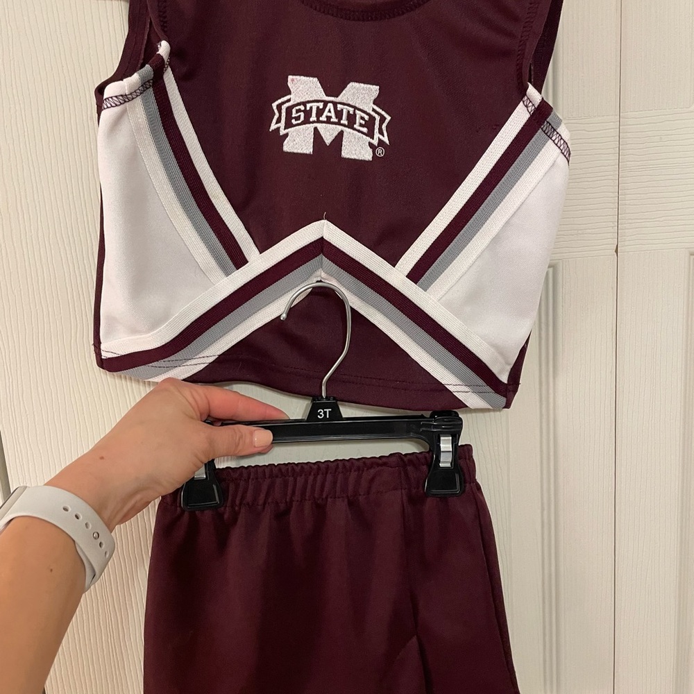 Little King Maroon Cheerleader Outfit